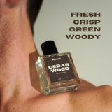 Cedarwood Fragrance Spray, Eau De Toilette for Men, 50Ml, Woody Mens Perfume with Pine & Rosemary, Aftershave Gift for Him, UK Formulated EDT Fragrance