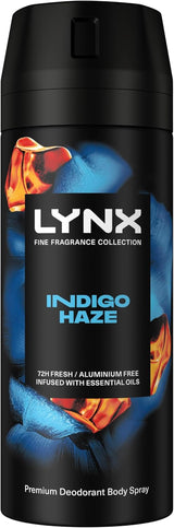 Fine Fragrance Collection Indigo Haze Premium Body Spray Men'S Deodorant Infused with a Lavender, Molten Sugar & Mint Scent for 72 Hours of Freshness 150 Ml