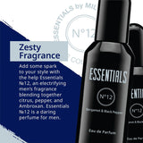 ESSENTIALS No 12 Perfume for Men. 50Ml Eau De Parfum Men, Luxury Fragrance - Mens Aftershave, Long Lasting Fragrance by