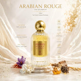 Arabian Rouge 100Ml EDP Perfume Fragrance Spray Violet, Laotian Oud, Bulgarian Rose, Turkish Rose