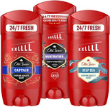Bundle of Nightpanther Stick 85Ml + Captain Deodorant Stick for Men Ml, Aluminium Free. Long Lasting Perfume Quality Scent, 48H Fresh. Invisible on Black & White + Deep Sea Stick 85Ml