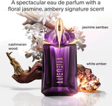 Mugler Alien Eau De Parfum, Refillable Womens Perfume, Iconic Woody Floral Fragrance with Sensual Jasmine Sambac, Cashmeran Wood, Enveloping White Amber, (Full Size, Refill or Gift Set)