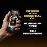 Fine Fragrance Collection Black Vanilla Premium Deodorant Stick Men'S Deodorant with a Vanilla, Orange & Sandalwood Fragrance for 72 Hour Odour Protection 50 Ml