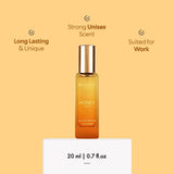Bellavita Luxury Honey Oud Eau De Parfum | 20 Ml (0.7 Fl.Oz.) | Travel Size Perfume for Men and Women | Sweet Honey, Bergamot, Oud, and Amber Notes | Long Lasting Unisex Fragrance