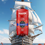 Captain Men'S Deodorant Stick 85Ml, 24/7 Fressshhh with Daily Use, Long Lasting Perfume Quality Scent, Odour Protection, 0% Aluminium Salts, Invisible on Black & White