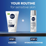MEN Sensitive Soothing Liquid Moisturiser (100Ml), Sensitive Skin Moisturiser for Men, Lightweight and Non-Greasy Face Lotion, Fragrance-Free and Soothes Skin