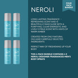 4 Pack Mixed Bundle Men'S Body Spray Deodorant Cans - for Instant Freshness on the Go - Long Lasting Smell - Great Male Gift Sets - 150Ml