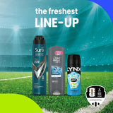 Dove, Lynx, Sure Gift Set Washbag for Him with an Advanced Anti-Perspirant, Body Wash, Body Spray & Limited Edition Wash Bag Match Day Fit for Him 3 Piece