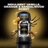Fine Fragrance Collection Black Vanilla Premium Deodorant Stick Men'S Deodorant with a Vanilla, Orange & Sandalwood Fragrance for 72 Hour Odour Protection 50 Ml