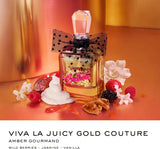 Juicy Couture Viva La Juicy Gold Couture Eau De Parfum (100 Ml) Fruity & Warm Scent, Luxury Fragrance for Women