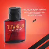 Titanium Pour Homme Men'S Eau De Toilette 75Ml Spray. Perfume for Men, Oriental Fragrance for Men, Woody Mens Perfume, Mens Fragrance - Genuine Mens Fragrances