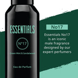 ESSENTIALS No 17 Perfume for Him. 50Ml Eau De Parfum, Luxury Fragrance - Mens Aftershave, Long Lasting Fragrance by