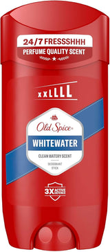 Whitewater Men'S Deodorant Stick 85Ml, 24/7 Fressshhh with Daily Use, Long Lasting Perfume Quality Scent, Odour Protection, 0% Aluminium Salts, Invisible on Black & White