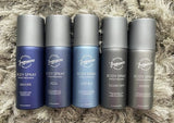 4 Pack Silver Dew Men'S Body Spray Deodorant Cans - for Instant Freshness on the Go - Long Lasting Smell - Great Male Gift Sets - 150Ml