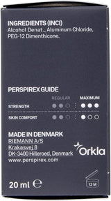 Antiperspirant MEN'S MAXIMUM STRENGTH Clinically Proven to Reduce Heavy Sweating for MEN, Deodorant Roll On, up to 5 Days Long Lasting Freshness & Sweat Protection 20Ml