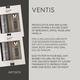 Ventus Male Gift Set - Includes 150Ml Body Spray Deodorant Cans, 50Ml Men’S Eau De Parfum Aftershave Sprays - for Instant Freshness on the Go - Long Lasting Smells