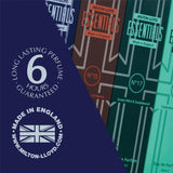 ESSENTIALS Number 12, 15, 17 and 19 Luxury Mens Fragrances, Set of 4 X 50Ml Eau De Parfum Men, Mens Aftershave Gift Set, Perfume for Men - Long Lasting  Fragrance
