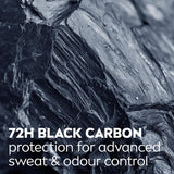 Men Deep Black Carbon Roll on (50Ml), Roll on Deodorant with 72H of Protection against Stains and Odours, Strong Anti-Perspirant Developed with MAXXTECH Formula
