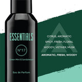 ESSENTIALS Number 12, 15, 17 and 19 Luxury Mens Fragrances, Set of 4 X 50Ml Eau De Parfum Men, Mens Aftershave Gift Set, Perfume for Men - Long Lasting  Fragrance