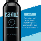 ESSENTIALS No 1 Perfume for Men. 50Ml Eau De Parfum Men, Luxury Fragrance - Mens Aftershave, Long Lasting Fragrance by