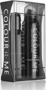Black - Fragrance for Men - Gift Set 100Ml Edp/150Ml Body Spray, by Milton-Lloyd
