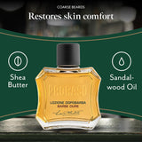 Aftershave Lotion Nourishing, 100Ml, Men'S Aftershave with Sandalwood and Shea Oil Moisturises & Restores Skin Comfort, Made in Italy