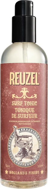Surf Tonic Sea Salt Spray for Men & Women Hair Texturizing for Beachy Waves & Volume Styling, Matte Finish Light Hold , Vegan Formula, Fragrance Free, Lightweight 355 Ml