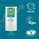 - Natural Deodorant Crystal Classic - Effective Crystal Deodorant, Fragrance Free, Vegan, Cruelty Free - Suitable for Women, Men, and Kids - 90G (Pack of 2)