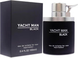Yacht Man Black for Men 3.4 Oz Edt Spray