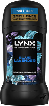 Fine Fragrance Collection Blue Lavender Premium Deodorant Stick Men'S Deodorant with a Lavender, Mint & Amber Fragrance for 72 Hour Odour Protection 50 Ml