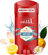 Deep Sea Men'S Deodorant Stick 85Ml, 24/7 Fressshhh with Daily Use, Long Lasting Perfume Quality Scent, Odour Protection, 0 Percent Aluminium Salts, Invisible on Black & White