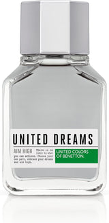 Benetton - United Dreams Aim High, Eau De Toilette for Men - Long Lasting - Fresh, Casual and Modern Fragance - Woody, Aromatic and Citrus Notes - Ideal for Day Wear - 100 Ml