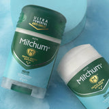 Mitchum Men Triple Odor Defense Deodorant Stick & Antiperspirant (41G) Clean Control Dermatologist Tested (Pack of 2)