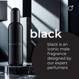Black - Fragrance for Men - Gift Set 100Ml Edp/150Ml Body Spray, by Milton-Lloyd