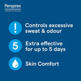 Antiperspirant MEN'S MAXIMUM STRENGTH Clinically Proven to Reduce Heavy Sweating for MEN, Deodorant Roll On, up to 5 Days Long Lasting Freshness & Sweat Protection 20Ml