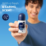 MEN Derma Control Defend Roll on (50Ml), Anti-Perspirant Roll on for Defence against Odour and Staining, 72H Protection Deodorant for Sensitive Skin