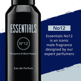 ESSENTIALS No 12 Perfume for Men. 50Ml Eau De Parfum Men, Luxury Fragrance - Mens Aftershave, Long Lasting Fragrance by