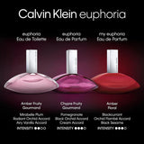 CALVIN KLEIN Euphoria - Eau De Parfum for Women - Chypre Fragrance with Notes of Pomegranate, Black Orchid, Lotus Blossom and Mahogany Wood - High Longevity