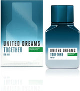 Benetton - United Dreams Together, Eau De Toilette for Men - Fresh, Casual and Masculine Fragance - Citrus and Spicy Notes - Ideal for Day Wear - 100 Ml
