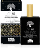 M Oud - Mens Aftershave Balm Gentle & Moisturising, Calming Action against Irritation - Soothing Aftershave Men with Vitamin E, Linseed & Macadamia Oils, Gifts for Him - Made in Italy, 75 Ml