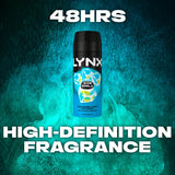Ice Chill Aerosol Body Spray Men'S Deodorant Spray with an Iced Mint & Lemon Scent for 48 Hours of Odour-Busting, High Definition Fragrance 6X 150 Ml