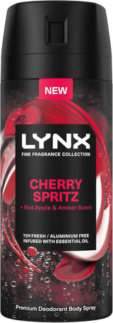 Men'S Premium Body Spray Deodorant Cherry Spritz Fine Fragrance 150 Ml
