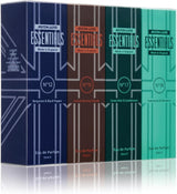 ESSENTIALS Number 12, 15, 17 and 19 Luxury Mens Fragrances, Set of 4 X 50Ml Eau De Parfum Men, Mens Aftershave Gift Set, Perfume for Men - Long Lasting  Fragrance