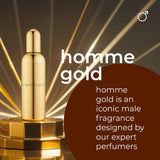 Gold Homme Perfume for Men. 100 Ml Eau De Parfum Men, Luxury Fragrance - Mens Aftershave, Long Lasting Fragrance for Men by Milton-Lloyd