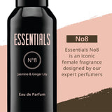 ESSENTIALS No 8 Perfume for Women. 50Ml Eau De Parfum. Luxury Fragrance - Ladies Perfume, Long Lasting Womens Perfumes by