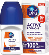 Men | Active Fragrance Anti-Perspirant Roll on 50Ml | 100-Hour Protection against Excessive Sweating | Fights Odour | Triple Active Formula | Clinically Proven | Male