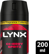 Fine Fragrance Collection Cherry Spritz Premium Body Spray Men'S Deodorant Infused with a Cherry, Red Apple & Amber Scent for 72 Hours of Freshness 200 Ml