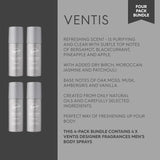 4 Pack Mixed Bundle Men'S Body Spray Deodorant Cans - for Instant Freshness on the Go - Long Lasting Smell - Great Male Gift Sets - 150Ml
