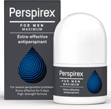 Antiperspirant MEN'S MAXIMUM STRENGTH Clinically Proven to Reduce Heavy Sweating for MEN, Deodorant Roll On, up to 5 Days Long Lasting Freshness & Sweat Protection 20Ml