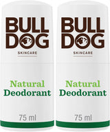 Bulldog Skincare Original Roll on Natural Deodorant, White, Patchouli, 75 Ml (Pack of 2)